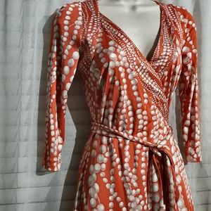 Flora Kung Jersey Silk Wrap Dress
